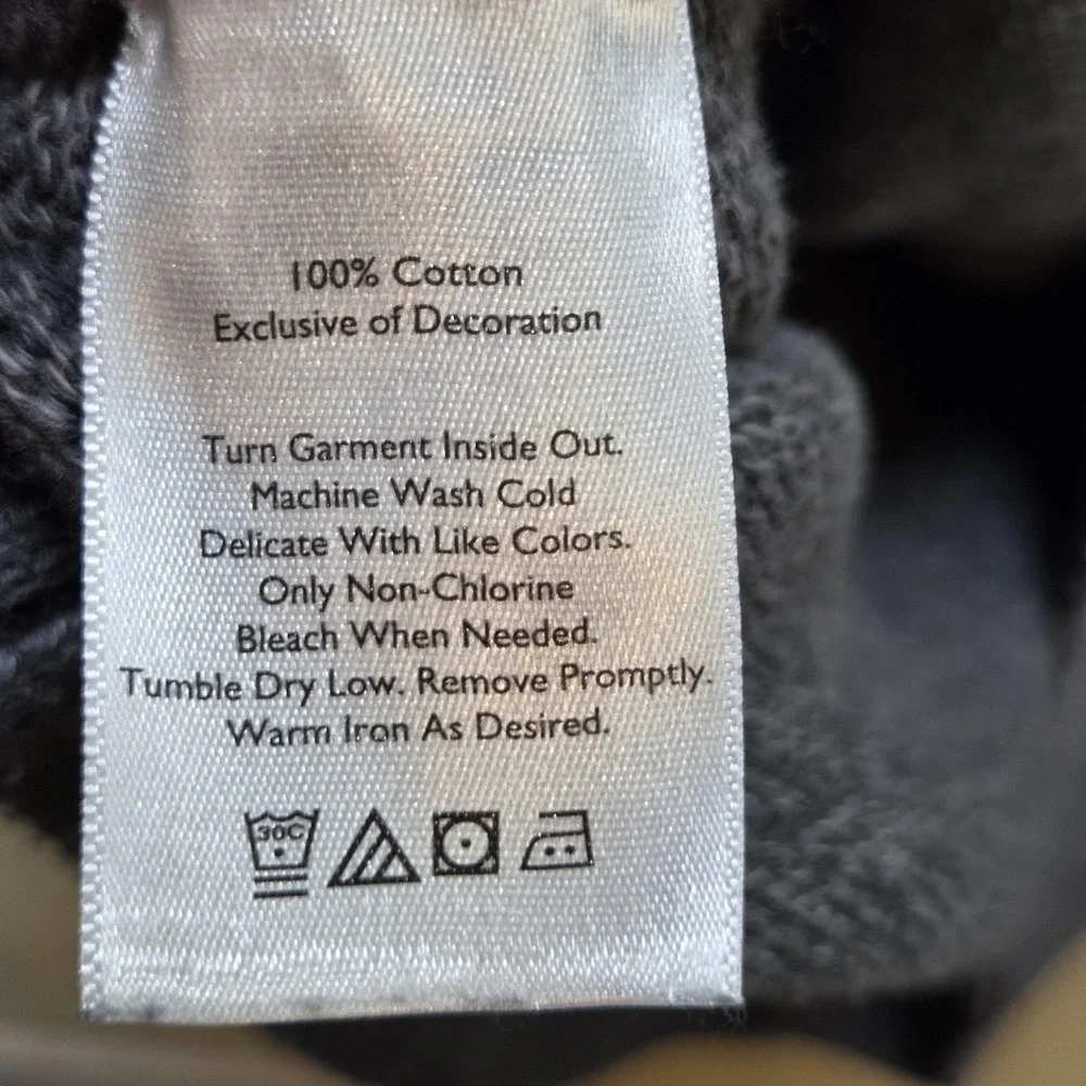 Eddie Bauer Sweater Mens XL‎ Gray Shawl Collar Button 100% Cotton Pullover Knit - Picture 5 of 7